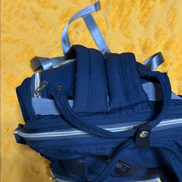 LAND Navy MOMMY & BABY BAG BY CHIC- MOM Backpack - Picture 2 of 7